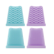4pcs Silicone Face Scrubber Covers for Ultrasonic Skin Scrubber, Gentle Pore Cleansing Flat Mouth Design