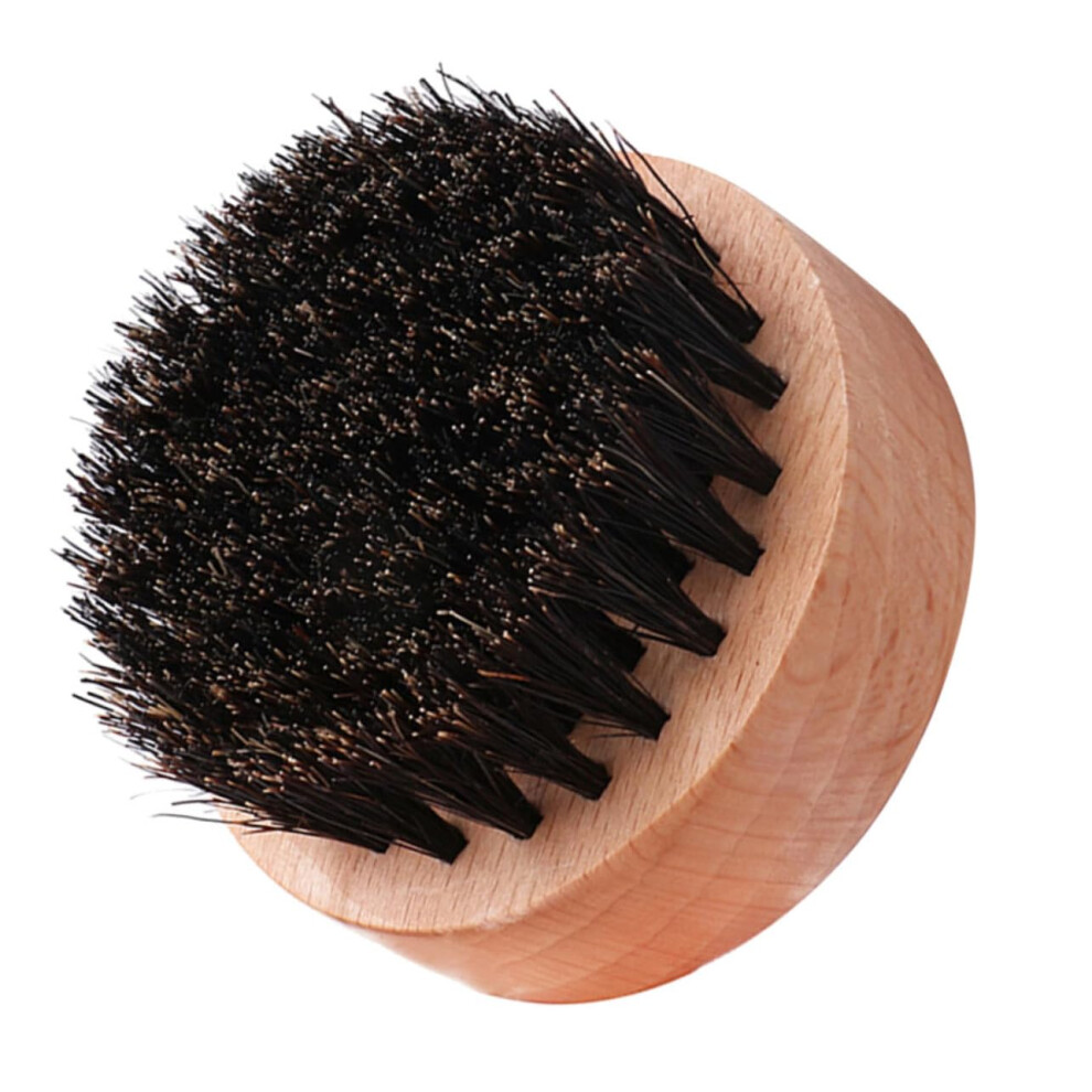 Beard Brush and Comb Set with Wooden Handle for Men Grooming, Trimming and Styling