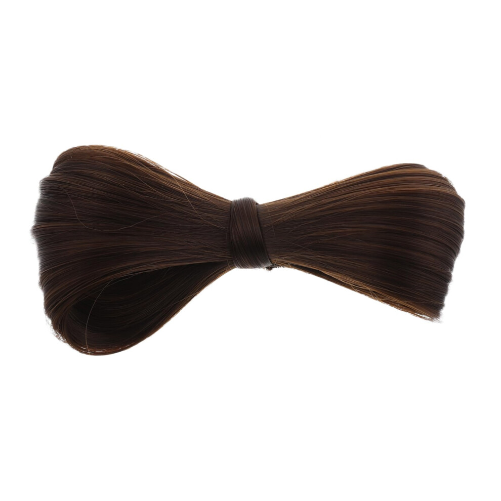 Hanfu Hair Bun Wig for Women Butterfly Bow Traditional Chinese Hair Accessories for Wedding Party