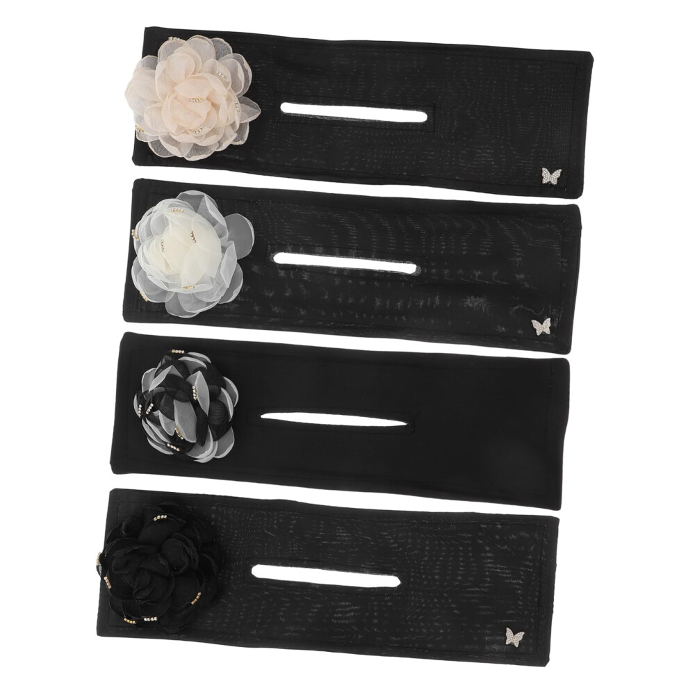 Hair Bun Maker with Flower Design, Lazy Curler Donut Shaper, Quick Styling Accessories for Women