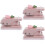 3Stk Runder Papierstanzer Pink Ergonomisch Für Zuhause 7