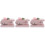 3Stk Runder Papierstanzer Pink Ergonomisch Für Zuhause 5