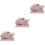 3Stk Runder Papierstanzer Pink Ergonomisch Für Zuhause 6