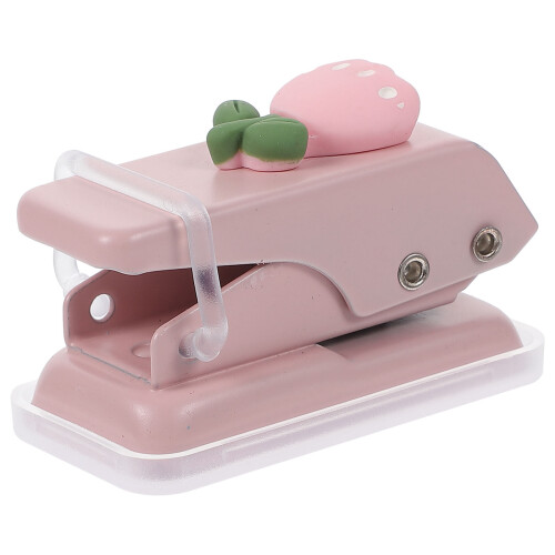 3Stk Runder Papierstanzer Pink Ergonomisch Für Zuhause 1