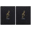 2Stk Wasserfester Schwarzer Music Folder A4 Mit Sicherer Ablage 3