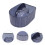 2Stk Maniküre Einweichschalen Blau Acryl Nagellack 10