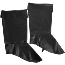4Paare Weihnachtsstiefel Überzüge Santa Claus PU Leder
