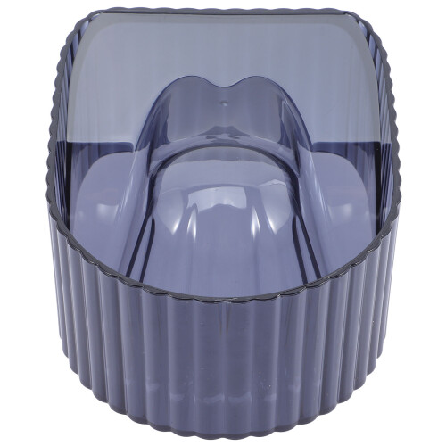 2Stk Maniküre Einweichschalen Blau Acryl Nagellack 2