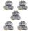 5 Pcs Deep Conditioner Cap Tin Foil Caps For Hair Processing Color 9