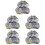 5 Pcs Deep Conditioner Cap Tin Foil Caps For Hair Processing Color 7