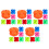 30Pcs Six-Sided Agility Balls Assorted Color for Reaction Training 7