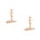 2Pcs Light Brown Bamboo Mug Rack Coffee Holder with Base Mat 7