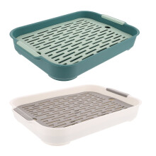 8Stk Kleintier Litter Box Kunststoff, , Hoch Umrandet, Bunt