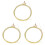 3Stk Gitarrensaite Stahl Bronzedraht Beige 2
