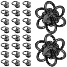 80Sets D-Ring Metall Nieten Für Handtaschen Und Lederzubehör