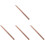 4Pièces Tiges Cuivre Rose Gold Usage Industriel 4