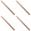 4Pièces Tiges Cuivre Rose Gold Usage Industriel 6