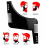 2PCS Beard Shaping Tool and Styling Comb for Men, Precision Line Up and Trimming Guide 5