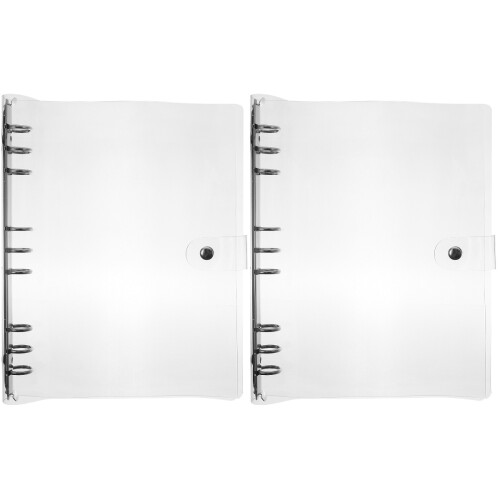 2Pièces Housse Plastique Claire B5 Pour Et École 1