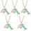 5Pièces Colliers Pendentif Clair Rétro Et Style Unique 4
