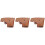 3Pièces Coques Cuir Marron Pour Avec Fixation Ceinture 4