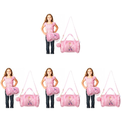 4Pièces De Danse Rose À Poignées Pour Enfants 1