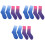 6Paires Coton Tie-Dye Multicolores 3