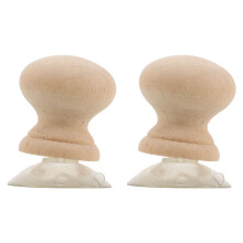 2Pièces Règle En Bois Plastique Antidérapante