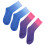 6Paires Coton Tie-Dye Multicolores 9