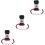 3Pièces Crochets - Poussette Accessoires Rouge 4