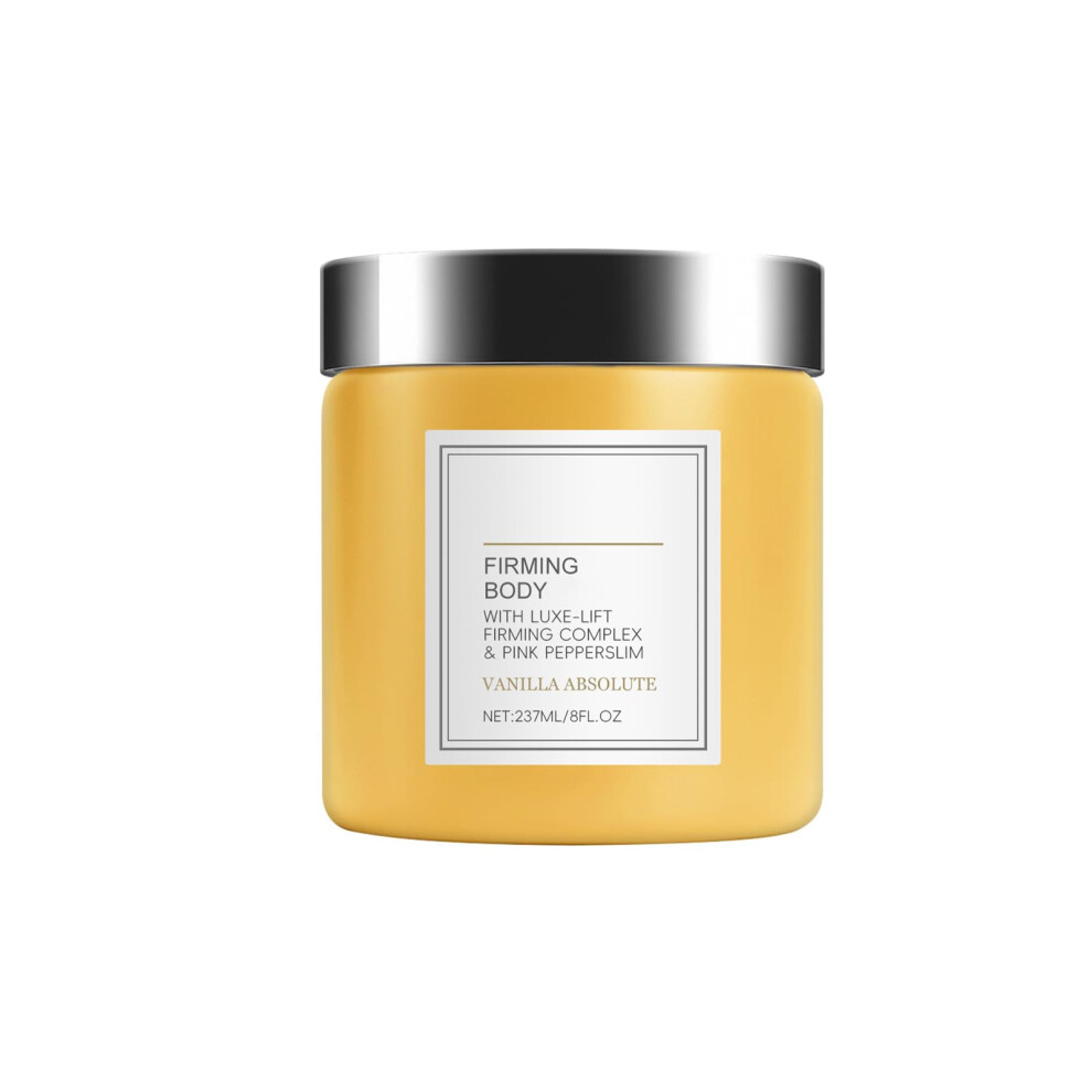 Cream Firming Body With Hyaluronic Acid For Crepey Skin On Arms And Legs, Vanilla, 8 Oz