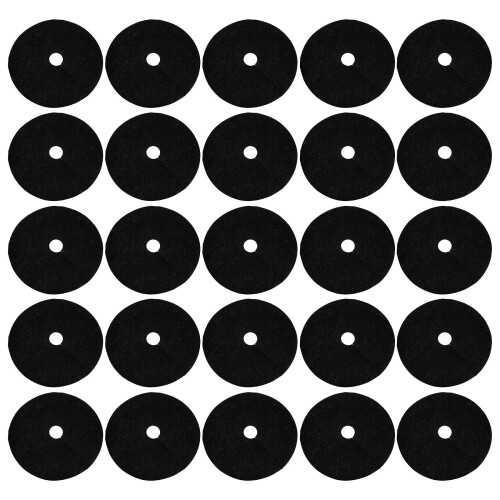 40Pièces Toile Noir Jardin Rond