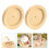 8Pièces Gamelle En Bois Khaki Pour Aliments Hamsters 7