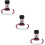 3Pièces Crochets - Poussette Accessoires Rouge 5