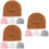12Pièces Casquettes - Coton, Mixtes Nœud 4