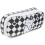 4Pcs Large Capacity Black Pencil Case Portable Multi-Function Bag 1