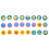 48Pièces Kit Tampons Éponge Peinture Enfants Multicolor Réutilisable 2