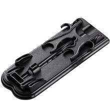 3Pièces Porte-Couteaux Pliable Noir Support Multifonction Pour Cuisine
