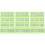 12Pièces Patch Service Vert Nylon Réfléchissant Portable 4