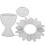 Pu Ceiling Light Plate Pendant Light Canopy Base 30cm Outer Diameter 9cm Inner Diameter Ceiling Lamp Cover Plate 1