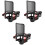 3Pièces Couvre Microphone Anti-Bruit Et Vibration Noir Flexible 3
