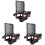 3Pièces Couvre Microphone Anti-Bruit Et Vibration Noir Flexible 2