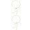 2Pièces Accessoires Pied Dorés Délicats Style Chic 5