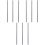 9Pcs Graphite Stirring Sticks High Density Stir Rods for Casting Use 3