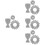 Pu Ceiling Light Plate Pendant Light Canopy Base 30cm Outer Diameter 9cm Inner Diameter Ceiling Lamp Cover Plate 7
