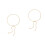 2Pièces Accessoires Pied Dorés Délicats Style Chic 4