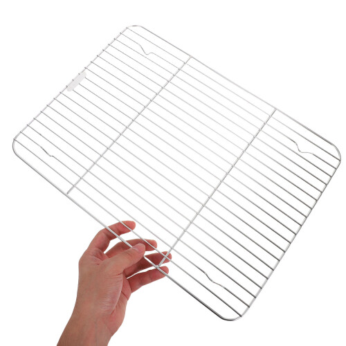 3Pièces Racks Grill Refroidissement Acier Argent Pour Barbecue 2