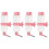 4Sets Pink Hanging Automatic Pet Water Feeder for Hamsters and Rabbits 5