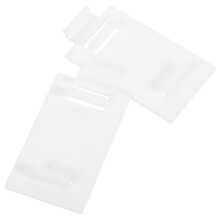 8Sets White Plastic Curtain Fittings Roller Blind Repair Kit Home Use