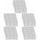 25Pcs 3-Grid White Ceramic Dipping Dish Soy Sauce Dish for Home 6